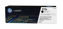 HP Color LaserJet Pro MFP M476 Black Toner, 312X / CF380X