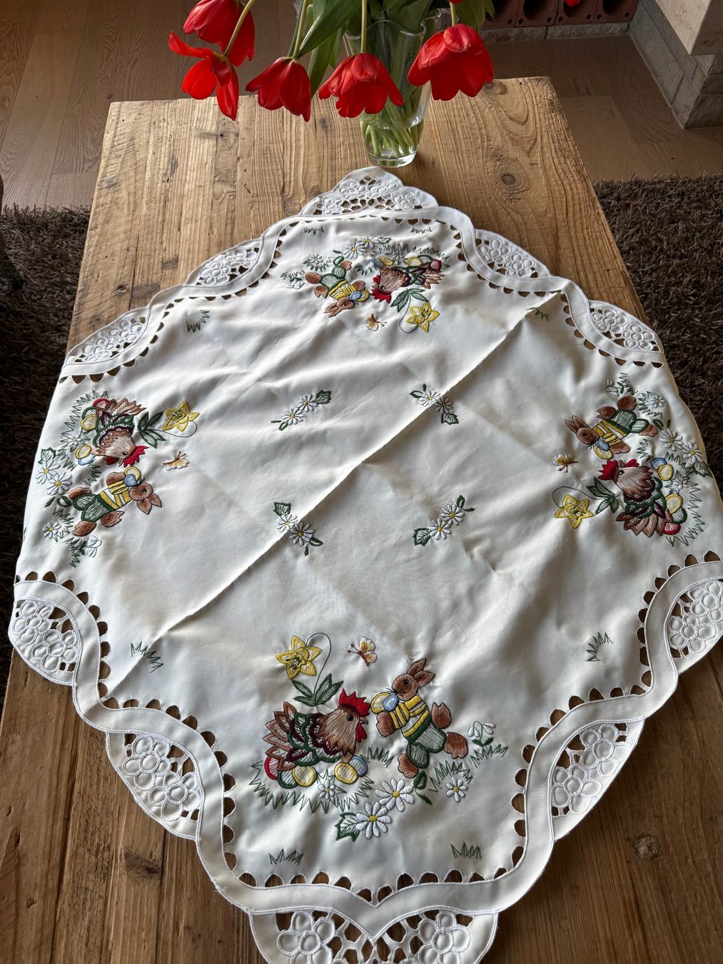 Altra biancheria da tavola: Neu Tischdecke Ostern 84 x 84 cm – Nuovo (secondo la descrizione) da Kirchdorf AG venduto da coco123 1