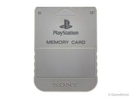 PS1 Memory Card 1MB Grau Original