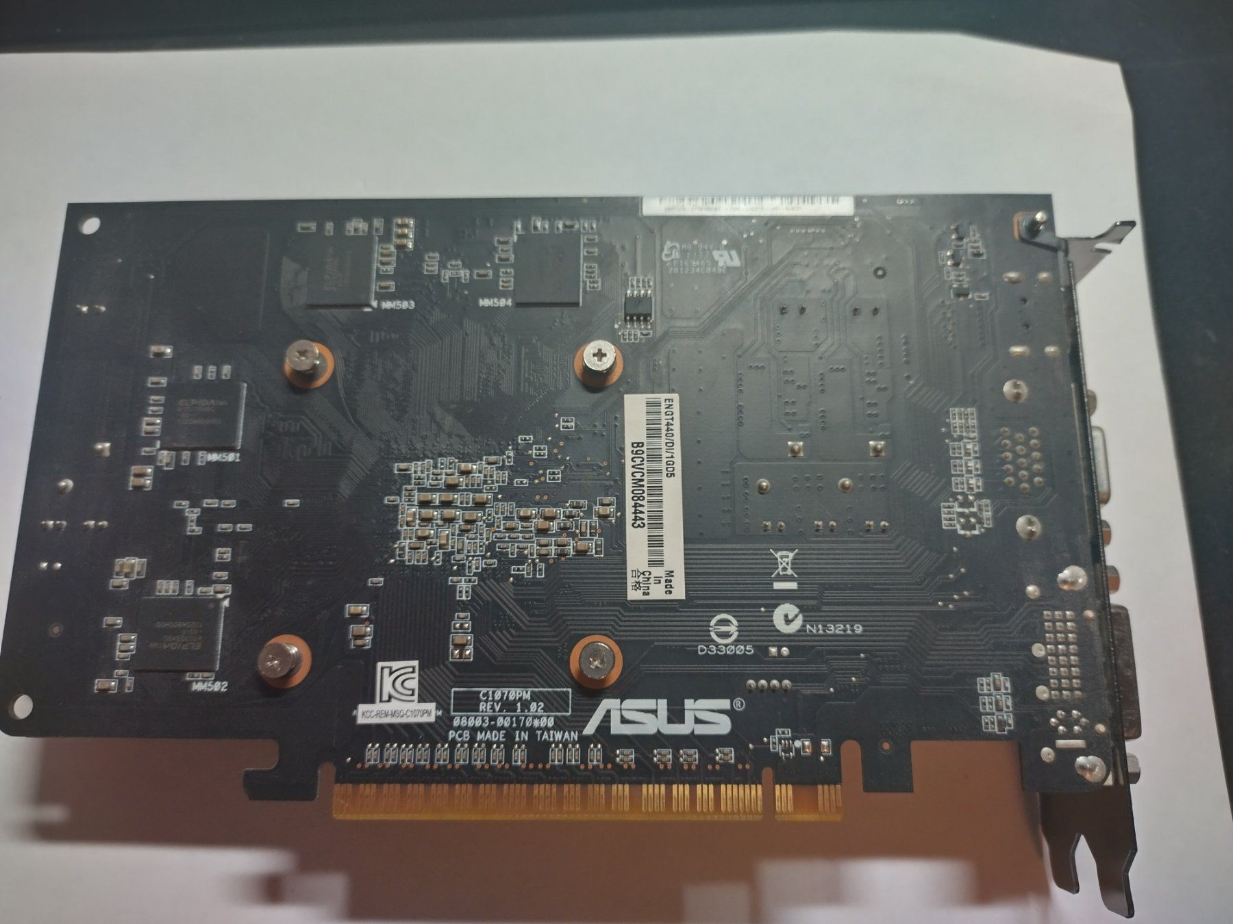 Asus Schede grafiche: Asus NVIDIA GeForce GT 440 DDR3 PCie 16 – Usato da Gunzgen venduto da flyhirsch59 1