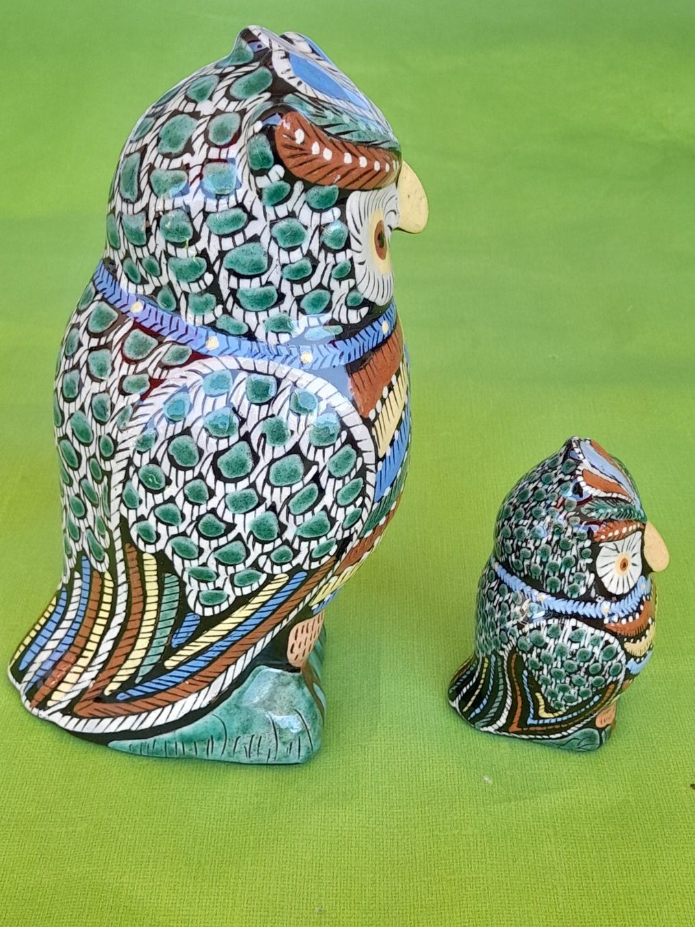 Statuette: Heimberg Keramik W.Hänni - 2 Eulen – Usato da Aeschi b.Spiez venduto da 52_wochen 3