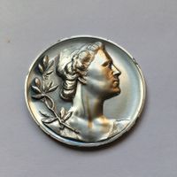 Grosse unbekannte Medaille 50 mm