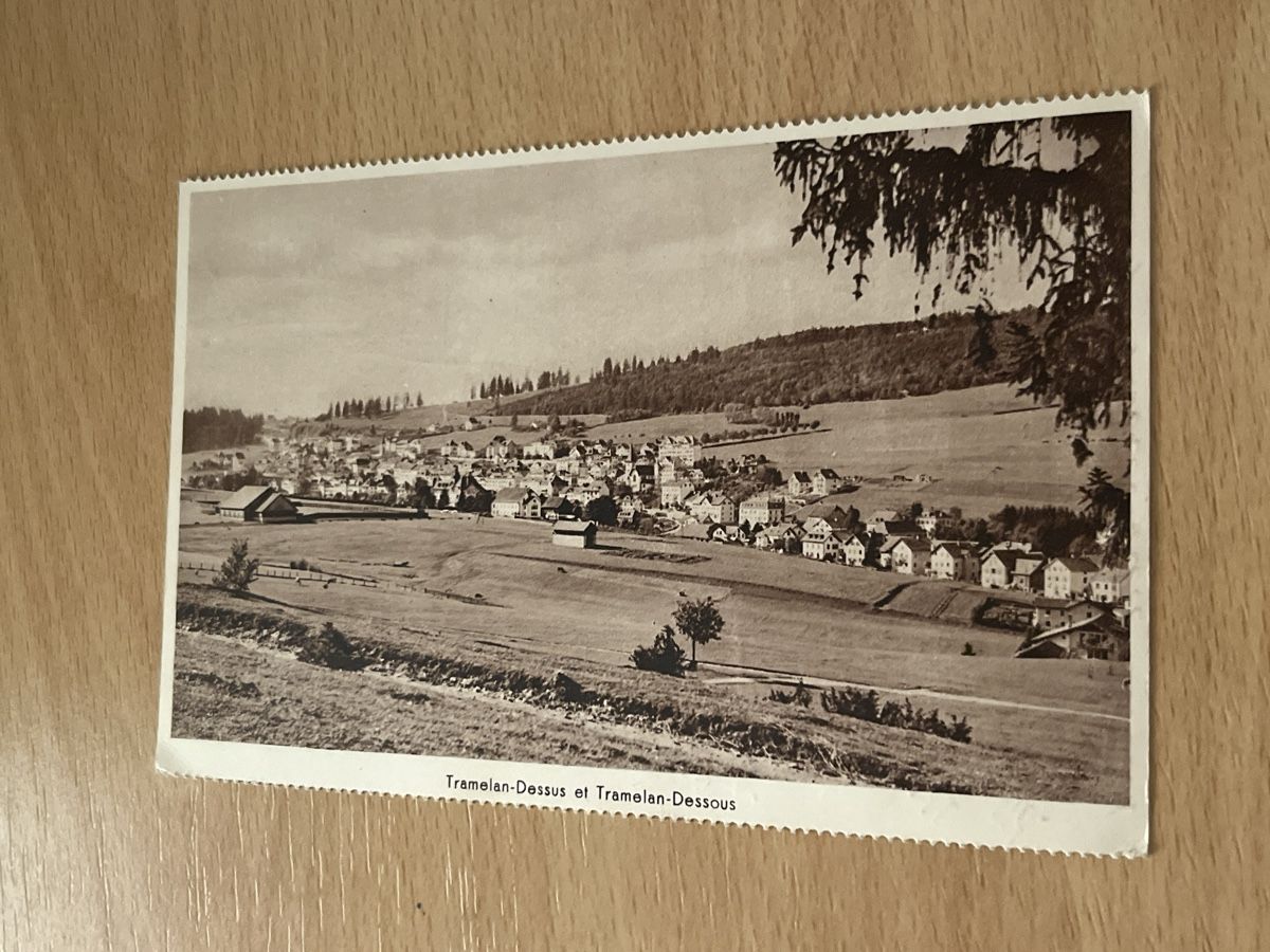 Cartoline postali: Alte Ansichtskarte von Tramelan BE, beschrieben. Feldpost  – Usato da Hinwil venduto da Chuan2