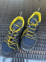 Unisex Trekking Wanderschuhe 39 Deltex Blau Gelb Schwarz TOP