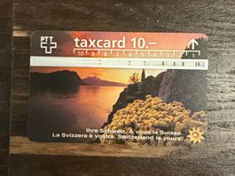 PTT-Taxcard 10.- Schweiz Tourismus