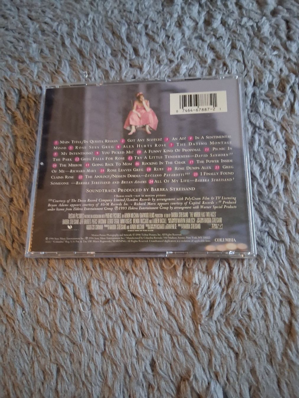 CDs: THE MIRROR HAS TWO FACES    SOUNDTRACK    CD – Gebraucht aus Wetzikon ZH von Ramones01 1