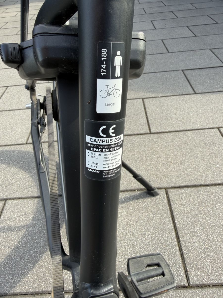 Bixs Vélos: Ebike Campus E20 – D'occasion à Beinwil (Freiamt) par 56AK37 6