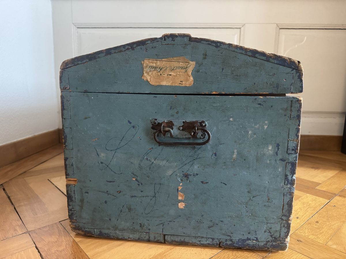 Truhen: Vintage Truhe alt blau – Gebraucht aus Solothurn von Ada00 2