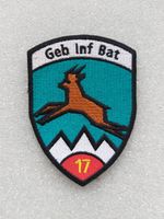 Verbandsabzeichen Geb Inf Bat 17 Kp 5