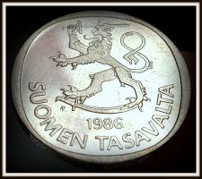 FINNLAND 1 MARKKA 1986