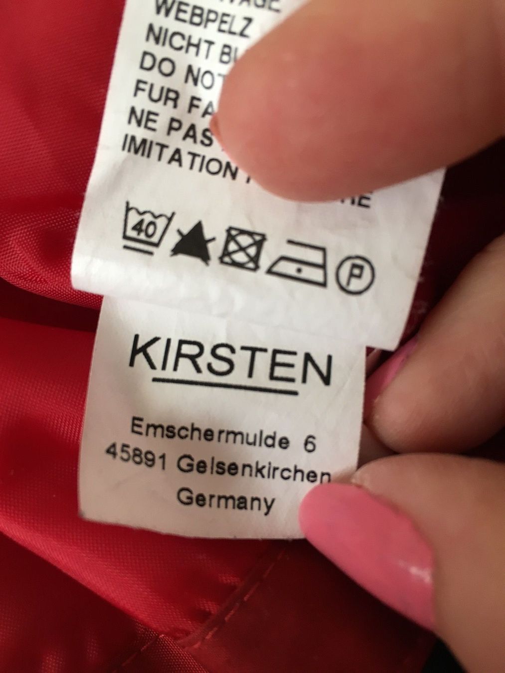 Vestes: Moderne sportliche Winterjacke rot – D'occasion à Bern par Smile-2707 5