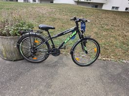 Jugendvelo Neon Urban 24 Zoll schwarz neuwertig