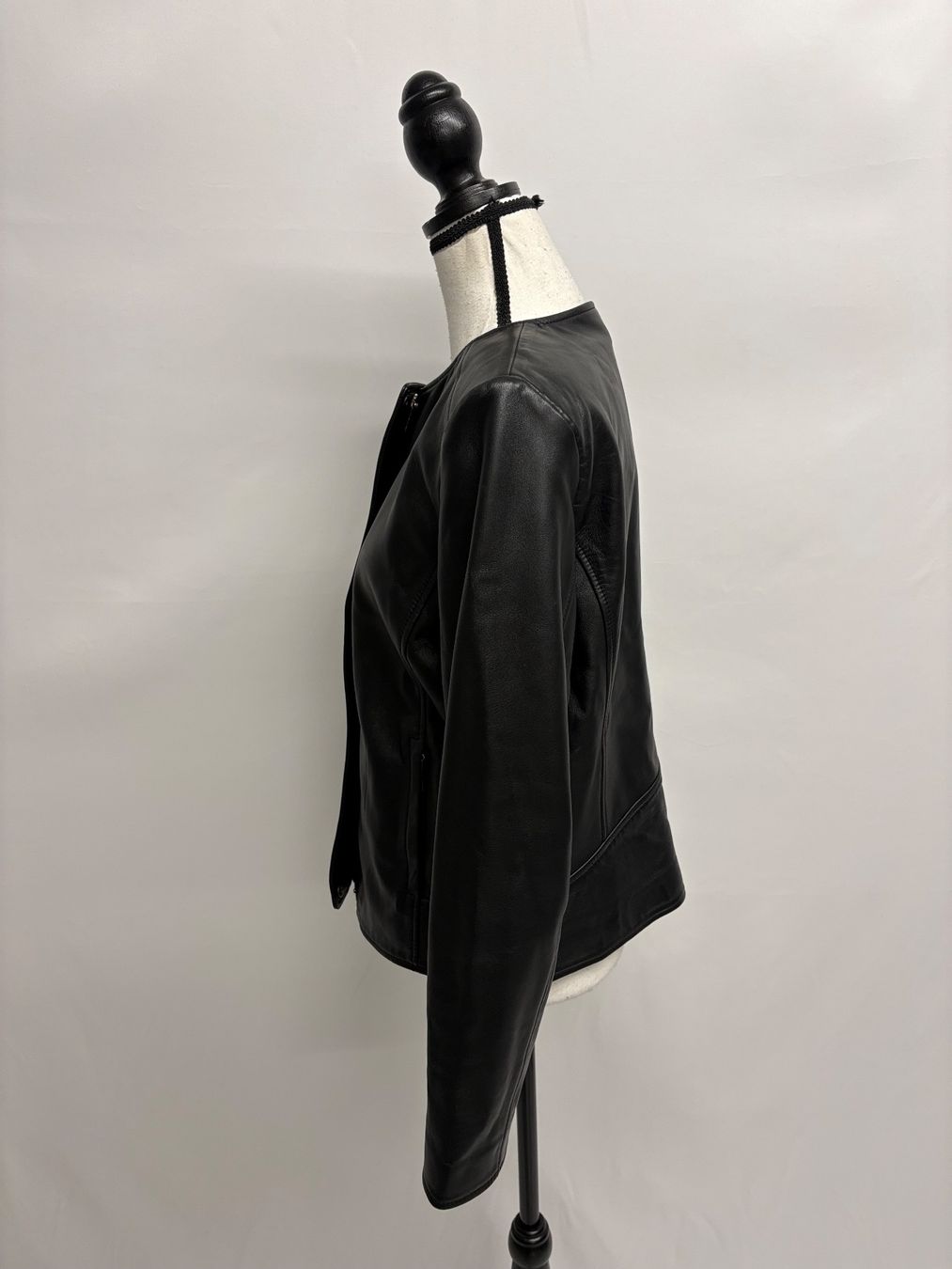Max Mara Jacken: Weekend Max Mara Lederjacke Gr. 40 schwarz Lammnappa – Neu (gemäss Beschreibung) aus Regensdorf von secondchancefashion 4