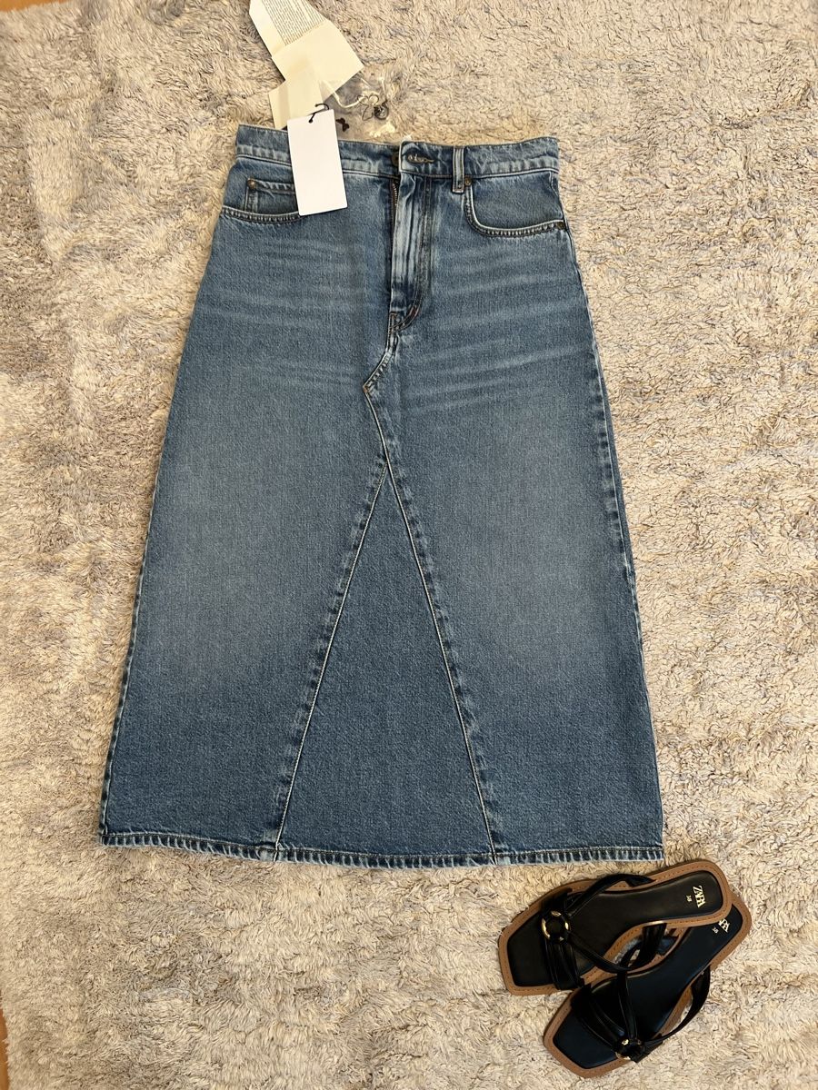 Max Mara Röcke: WEEKEND MAX MARA Denimrock – Neu und originalverpackt aus Sattel von Zlata1 6