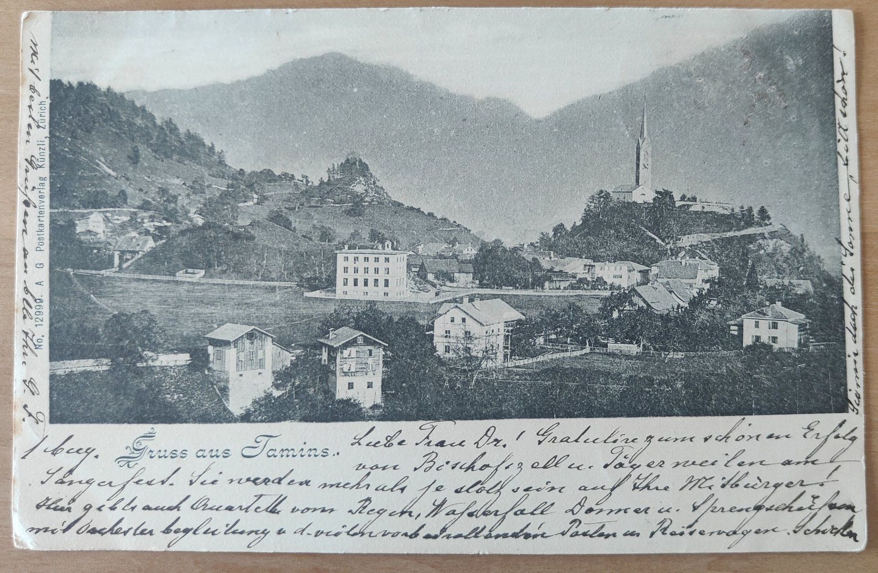 Cartes postales: Gruss aus Tamins um 1900 – D'occasion à St. Erhard par Chaeferli6