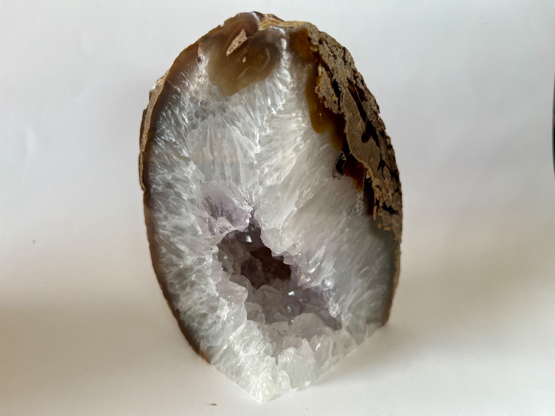 Sculture & Statue: Amethyst Geode  - 1.7kg, 14.5cm – Nuovo e nell'imballaggio originale da Zürich venduto da unique2010 4