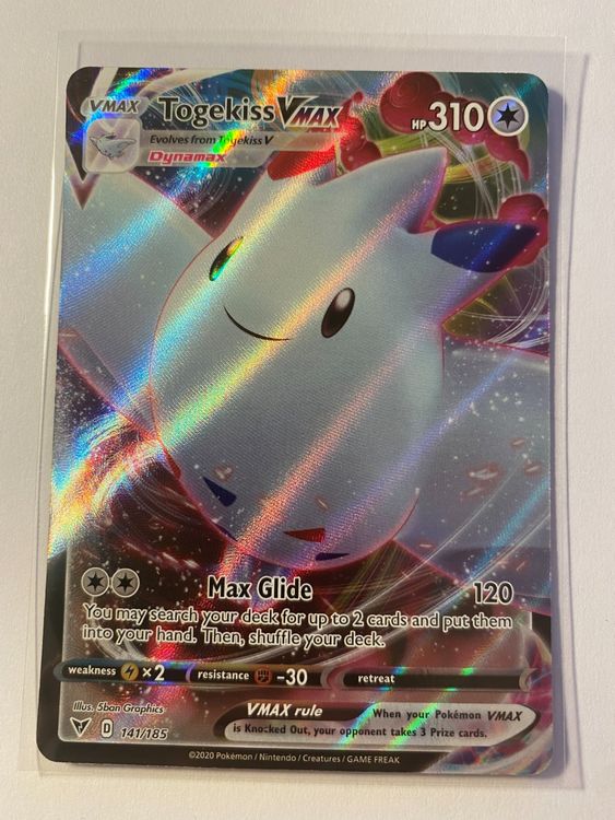 Pokemon Togekiss VMax 141/185 Vivid Voltage EN | Kaufen Auf Ricardo