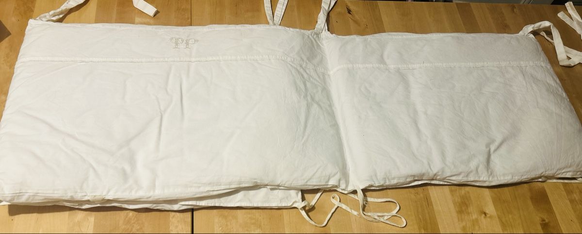 Culle: Tour de lit bébé blanc coton – Usato da St-Prex venduto da mar_f6t6 2
