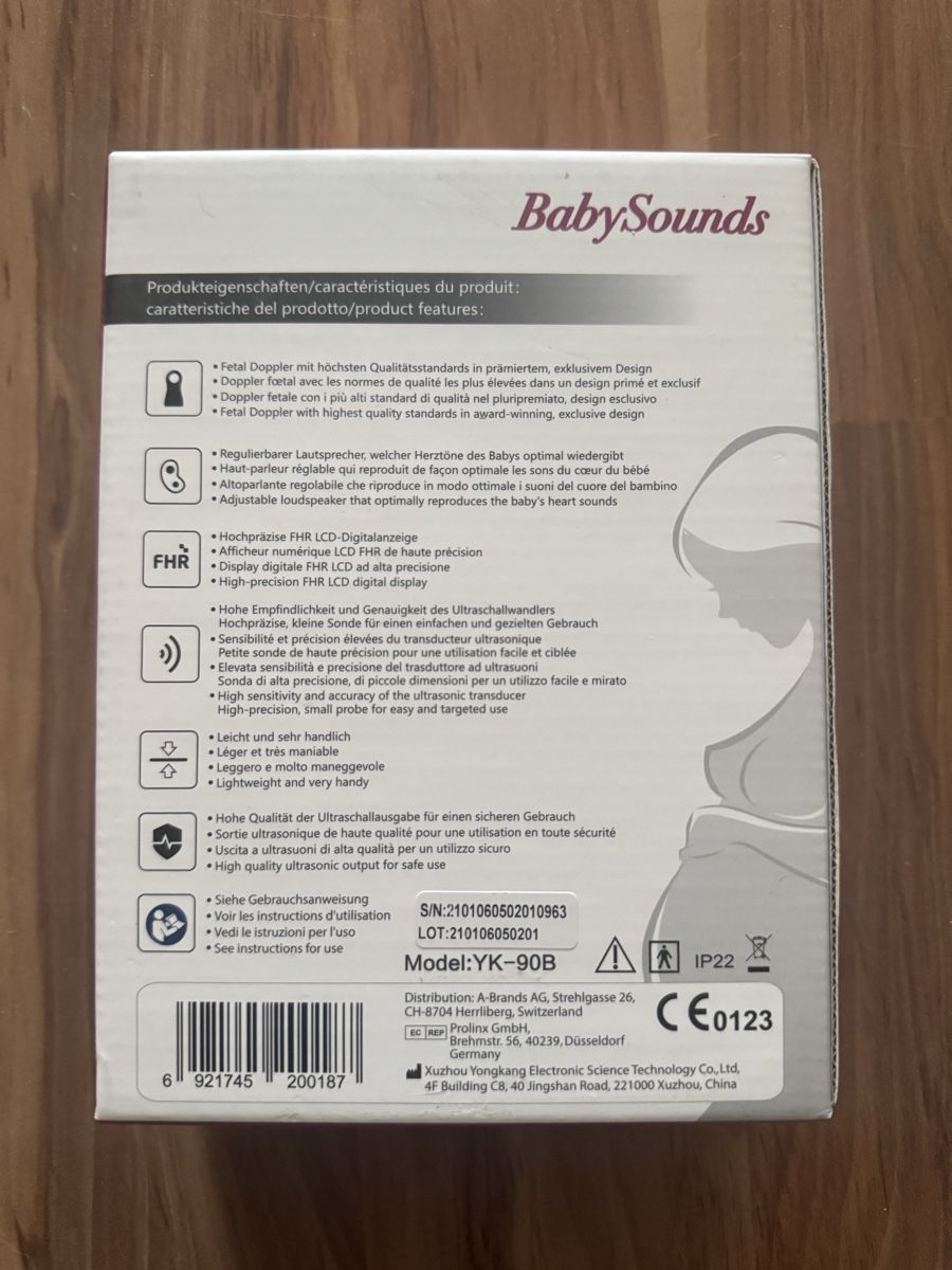 Attrezzature mediche: BabySounds Fetal Doppler – Nuovo e nell'imballaggio originale da Studen BE venduto da Nimesay14 1