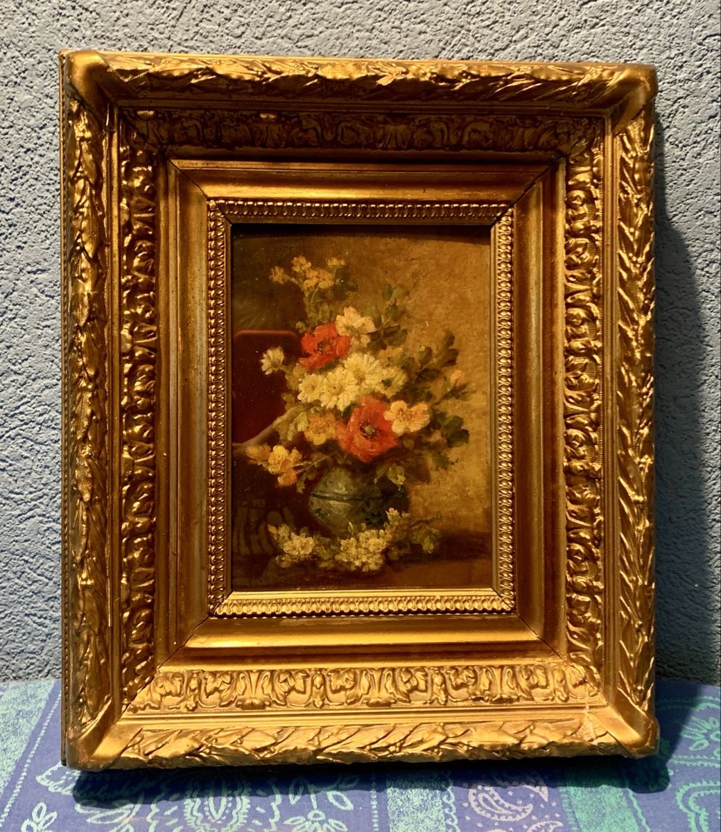 Dipinti: Tableau bouquet de fleurs – Usato da Veytaux venduto da Latourelle