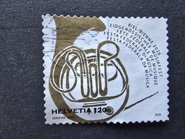 Briefmarken schweiz 2026 Musikfest