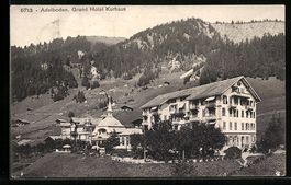 AK Adelboden, Grand Hotel Kurhaus, 1909