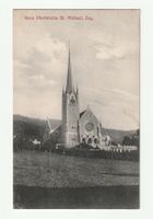 AK Zug ZG Neue Pfarrkirche St. Michael Nahe Baar 1921