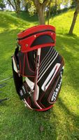 Titleist Golfbag / Cart Bag Schwarz-Rot-Weiss – sehr guter Z