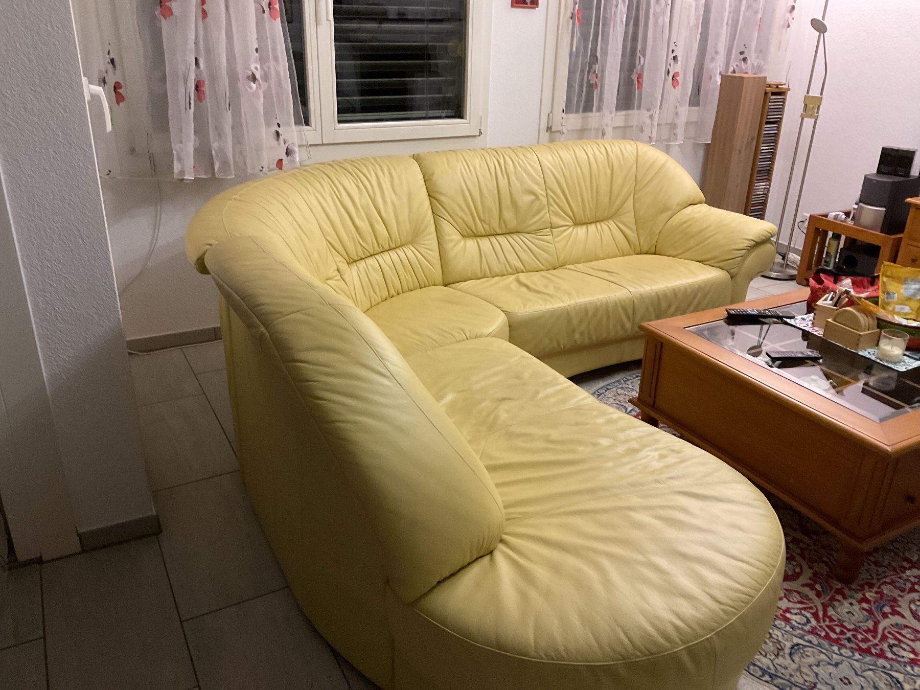 Divani: Ecksofa Leder Beige - Gebraucht - Guter Zustand – Usato da Ottenbach venduto da LsL-x6v2 4