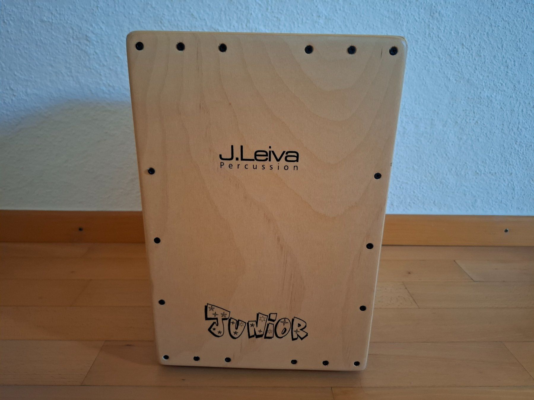 Musikinstrumente: Cajon J. Leiva Junior Korpus Birke/Buche – Gebraucht aus Dorf von Exena
