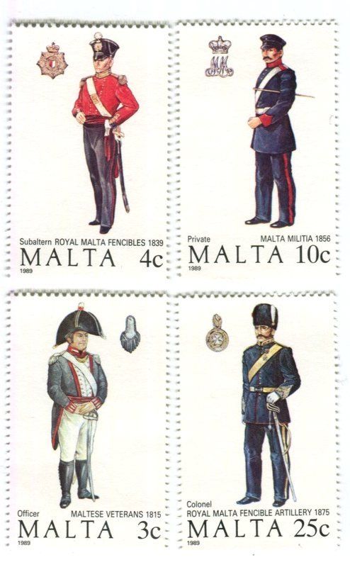 Alle Briefmarken: Briefmarken "Uniform". Malta – Neu und originalverpackt aus Basel von Butsch5