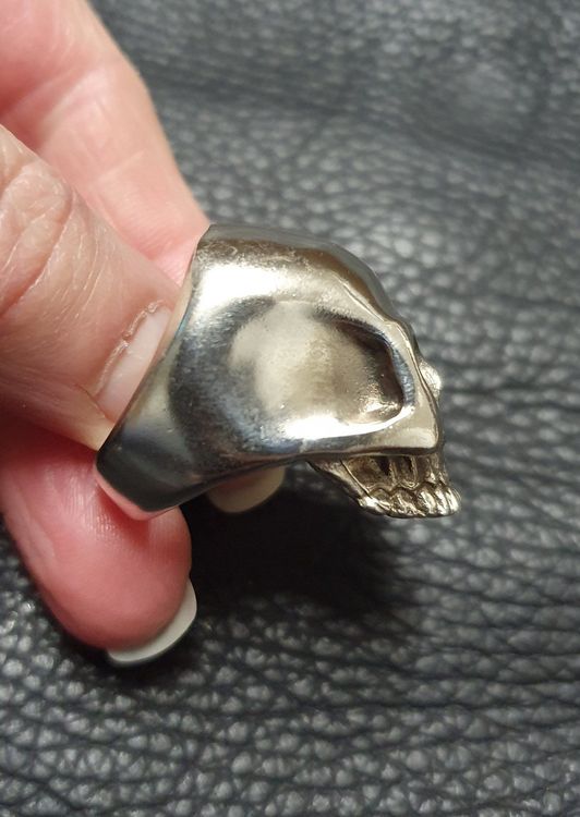 Neu: Skull Ring Gr. 59 / Silber 925 3