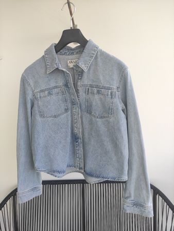 Denim Jacke Jeans Hemd AWARE hellblau Grösse S, neuwertig  