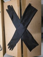 Lange schwarze Handschuhe - Elegant für kühle Tage 🧤