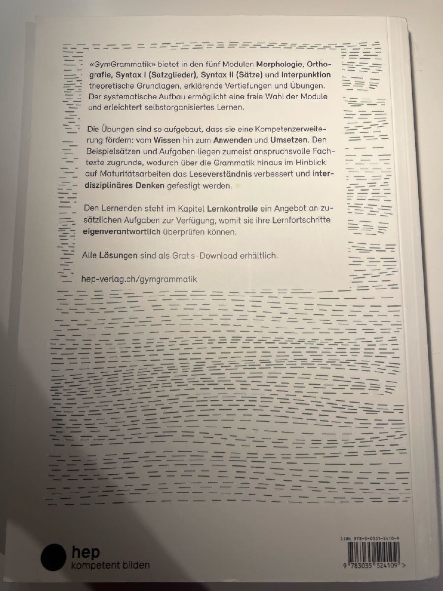 Bücher: GymGrammatik – Neu (gemäss Beschreibung) aus Zürich von sam_9595 1