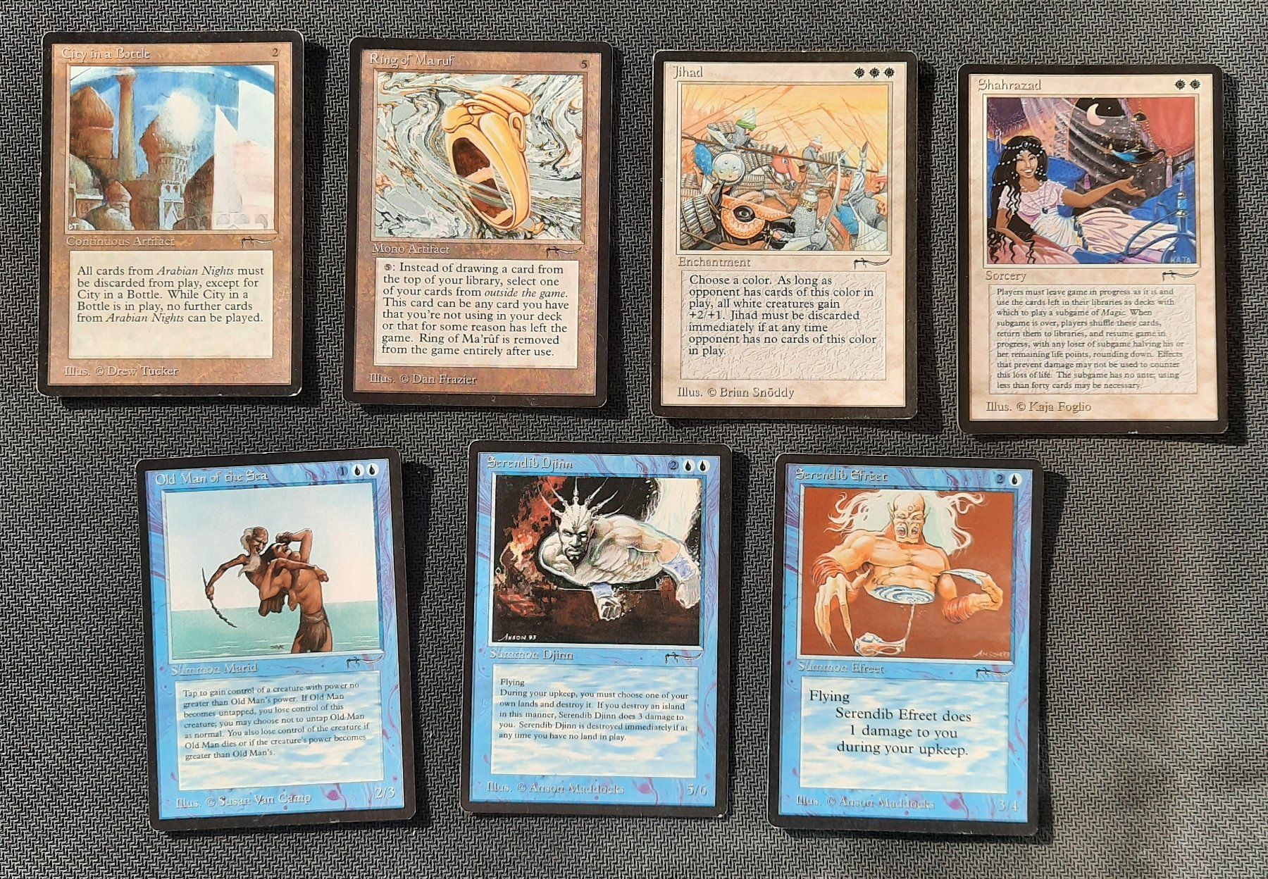 Magic The Gathering Carte collezionabili: Arabien Nights komplettes Set 92 Karten – Usato da Wetzikon ZH venduto da Frischbach 6