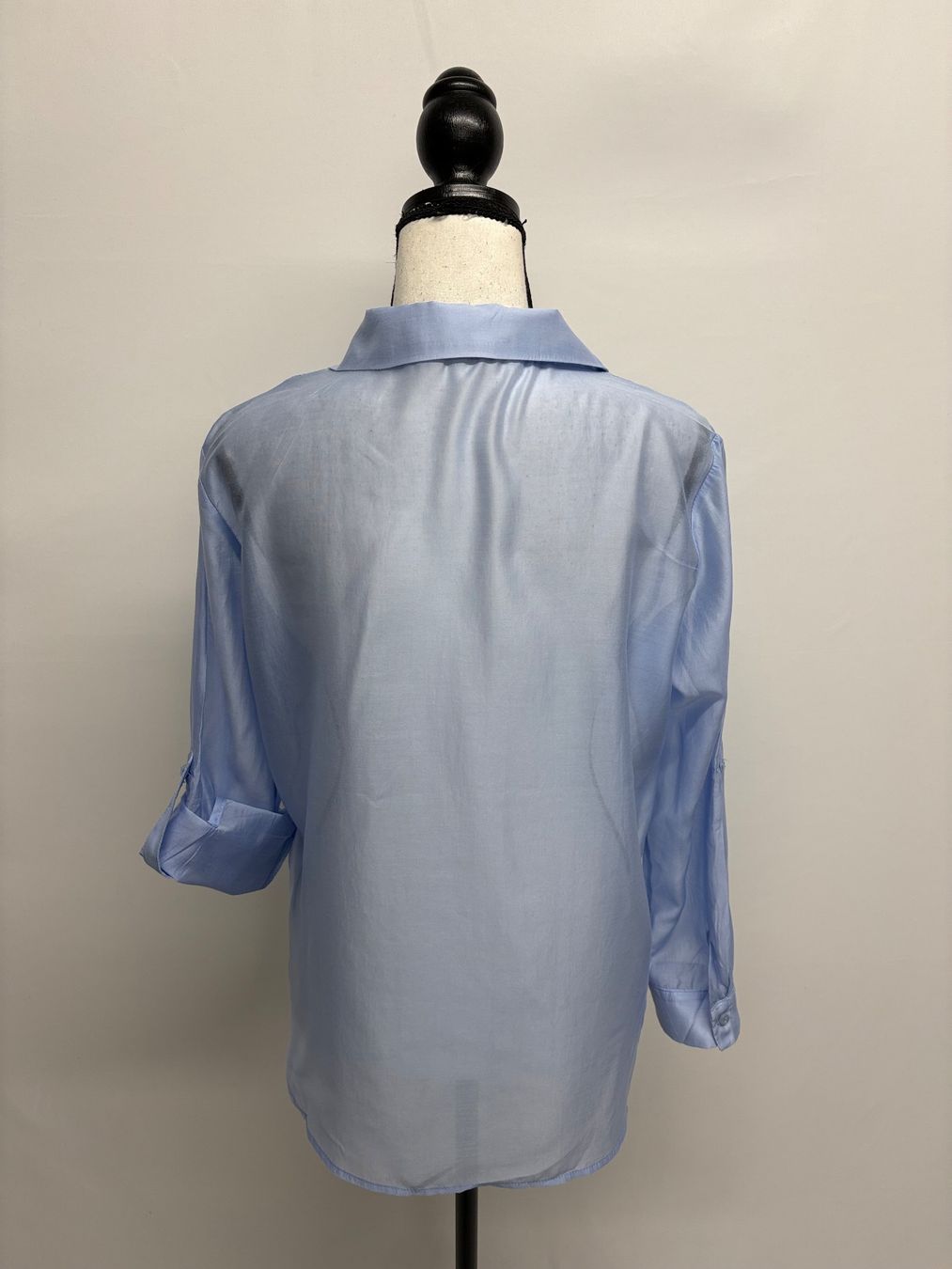 Camicette: Brizzi Sommerbluse Hellblau Gr. M lyocell Bluse transparent – Nuovo (secondo la descrizione) da Regensdorf venduto da secondchancefashion 2