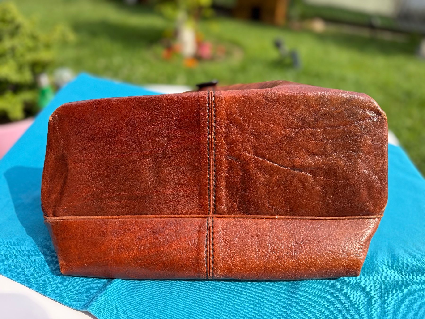 The Bridge Borse: Vintage Ledertasche von The Bridge - Braun – Usato da Cugnasco venduto da tizianaq 5
