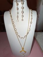 Lot de bijoux fantaisie doré, neufs
