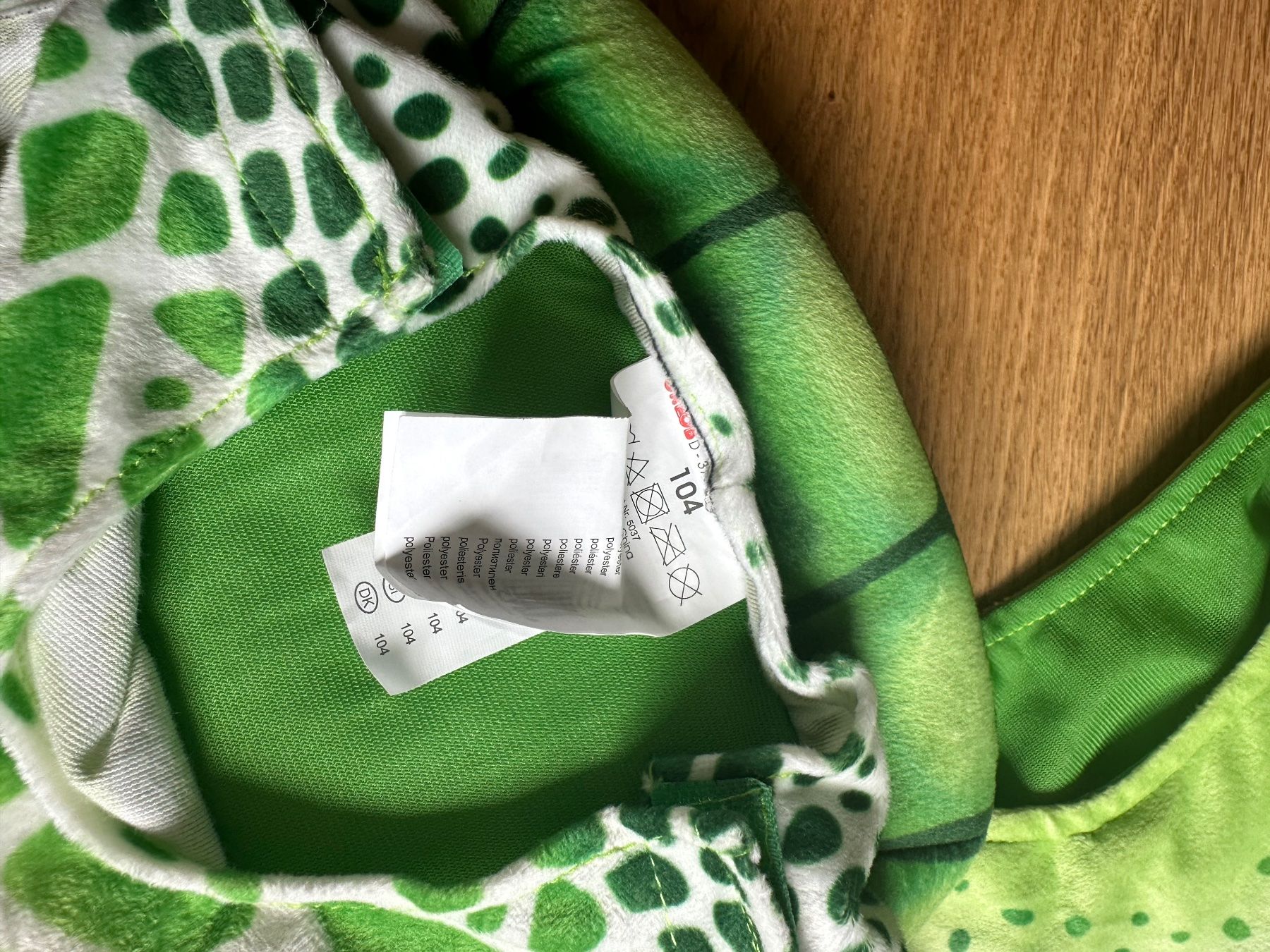 Costumi: Kinder Kostüm Schildkröte Gr. 104 – Usato da Unterägeri venduto da nin_6j58 2