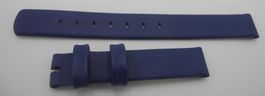 12 mm Leder Uhrenarmband blau, Nr. 74a