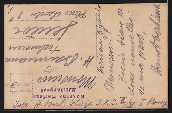 Cartoline postali: AK Herisau, Blick auf die Kaserne – Usato da Berlin venduto da bartko-reher 1