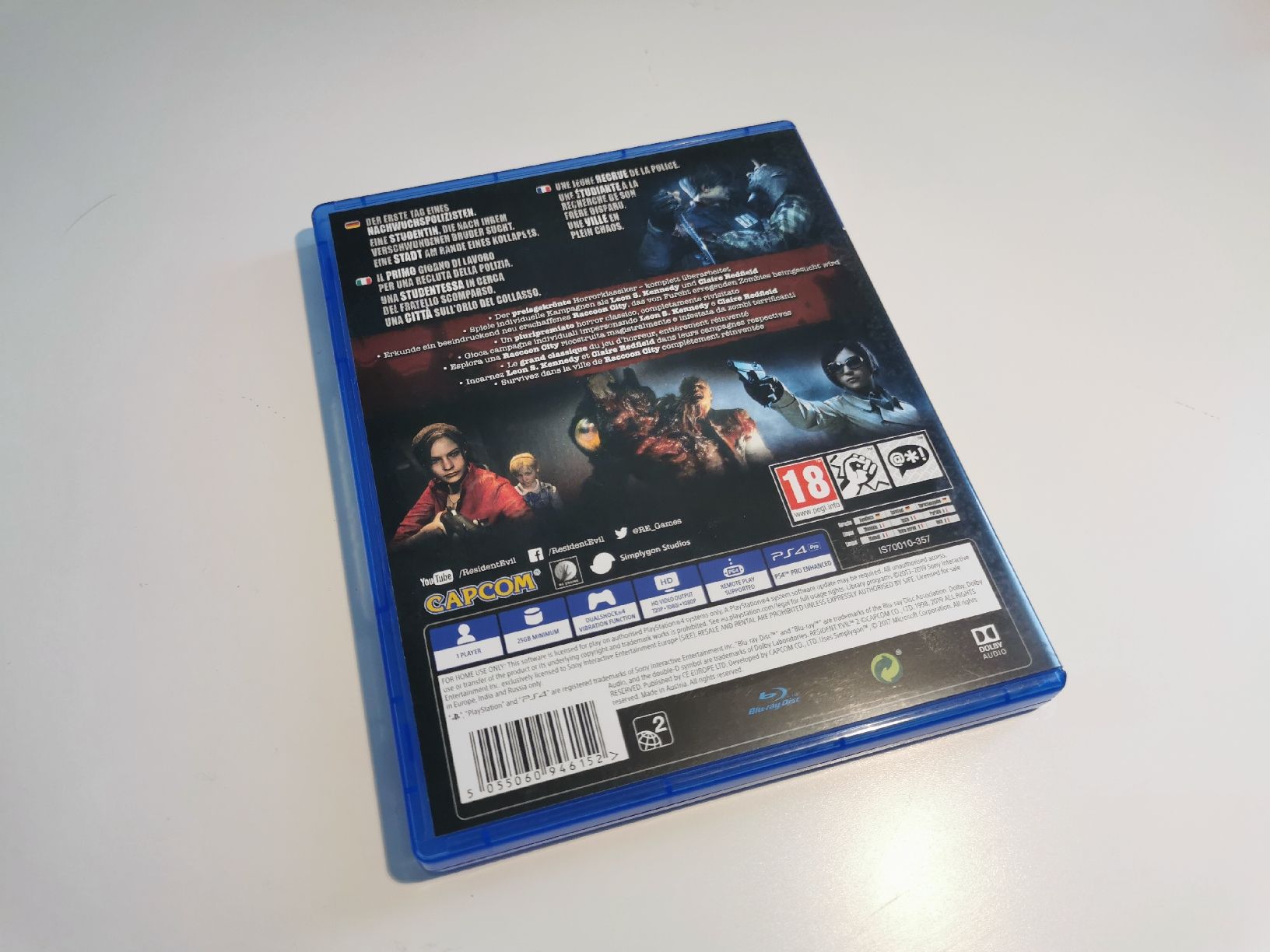 Sony Giochi: Resident Evil 2 PS4 CIB  – Usato da Bern venduto da ColdMouth 1