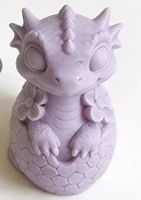 Statuetta di drago da decorare/colorare
