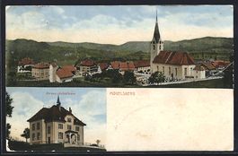 Mogelsberg, Ortsansicht mit Kirche, Evan