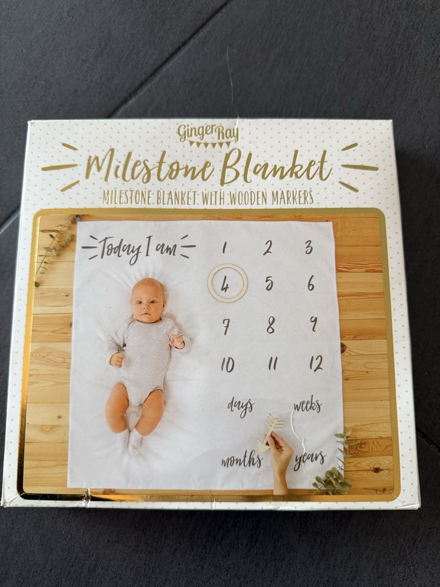 Coperte: Milestone blanket – Nuovo e nell'imballaggio originale da Bremgarten b. Bern venduto da nathalie83
