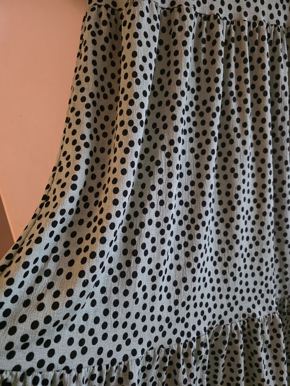 Vestiti: Sommerliches Punkte-Kleid mit Puffärmeln, Grösse M – Usato da Horw venduto da Zedy01 2