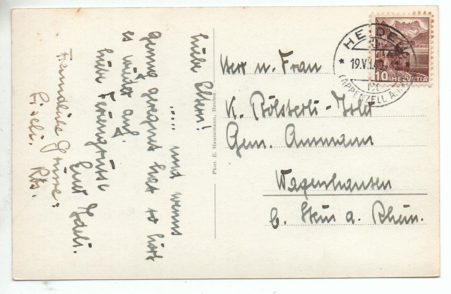 Cartes postales: HEIDEN – D'occasion à Jona par philajona 1
