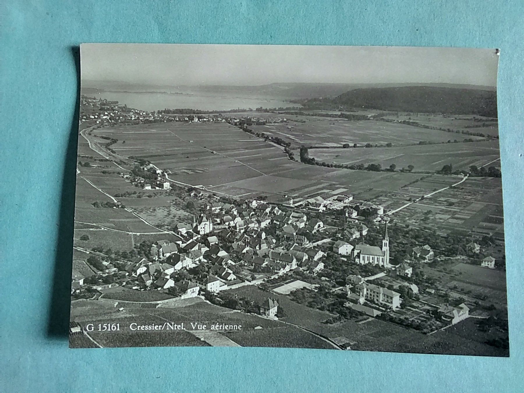 Cartoline postali: Cressier Gesamtansicht – Usato da Appenzell venduto da lama19
