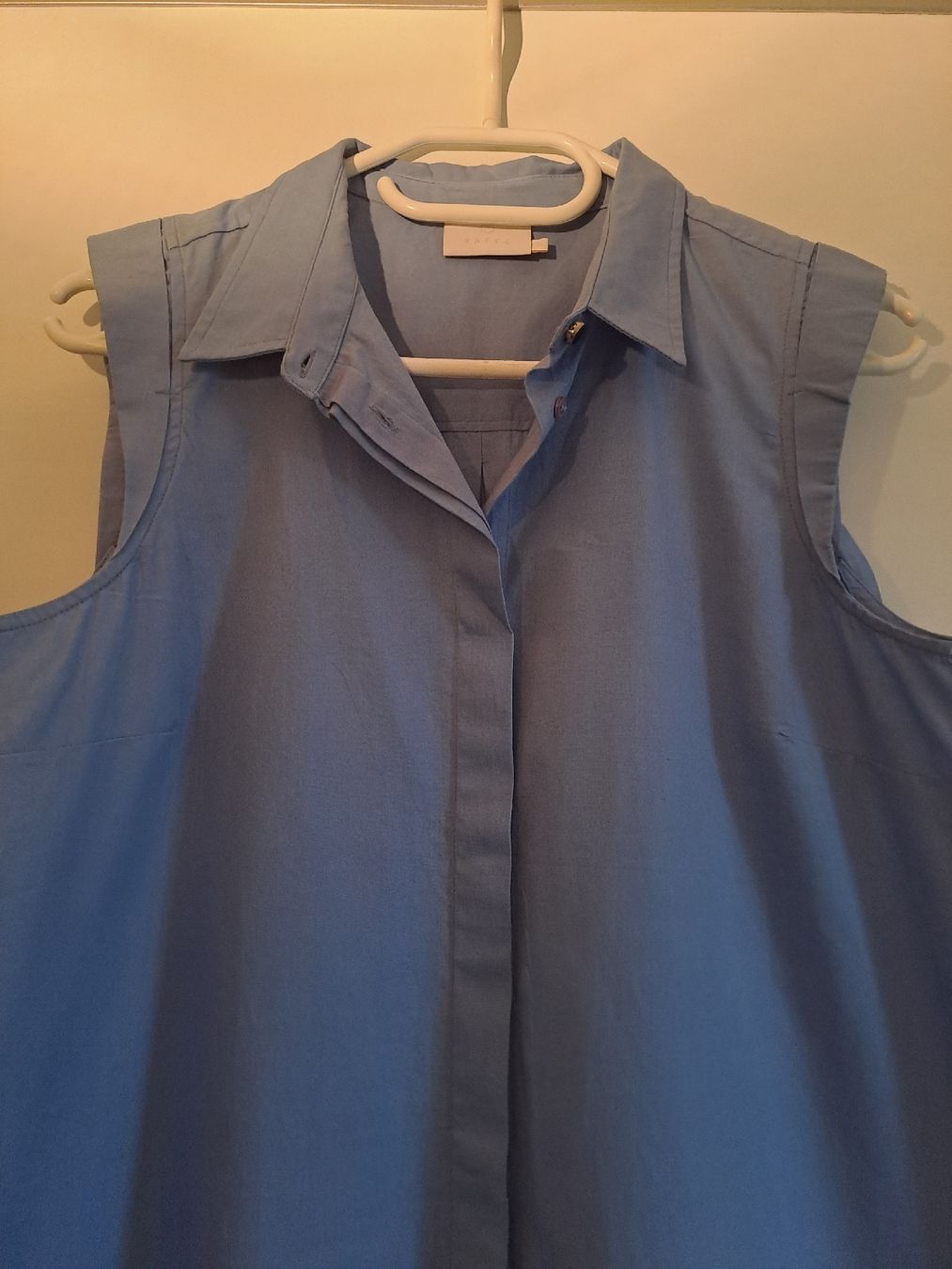Vestiti: Kaffe Carolina Kleid hellblau Grösse 38 100% Baumwolle – Nuovo e nell'imballaggio originale da Basel venduto da Sevenaa 2